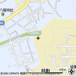 北海道網走市桂町周辺の地図