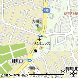 桂町3丁目周辺の地図