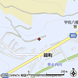 北海道網走市錦町周辺の地図
