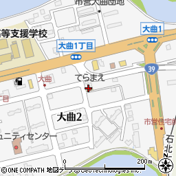 てらまえ商店周辺の地図