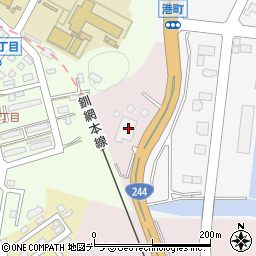 網走市役所　網走市スラッジセンター周辺の地図