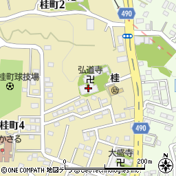 弘道寺周辺の地図