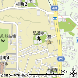 弘道寺周辺の地図