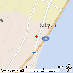 知床タイヤ周辺の地図