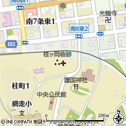 桂ケ岡砦跡周辺の地図
