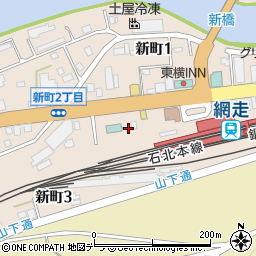 株式会社網走ハイヤー　総務周辺の地図