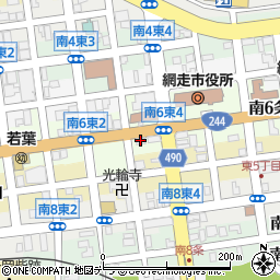 北海道労働金庫網走支店周辺の地図