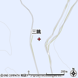北海道網走市三眺周辺の地図