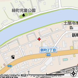 〒093-0046 北海道網走市新町の地図