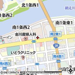 北海道ＡＢトリップ　網走本店周辺の地図