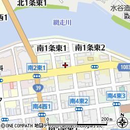 北海道網走市南２条東1丁目4周辺の地図