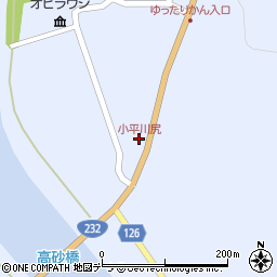 小平川尻周辺の地図