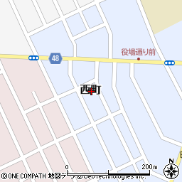 〒098-0132 北海道上川郡和寒町西町の地図