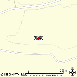 北海道常呂郡佐呂間町知来周辺の地図