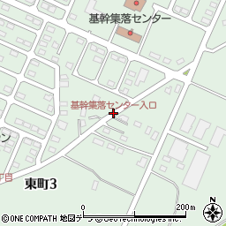基幹集落センター入口周辺の地図