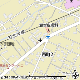 山崎産業株式会社　西町営業所周辺の地図