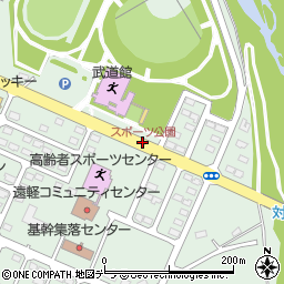 スポーツ公園周辺の地図