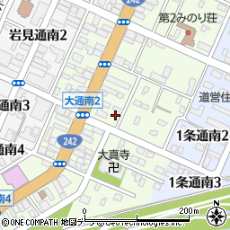 日本キリスト教会遠軽教会周辺の地図