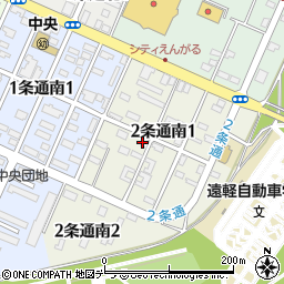 遠軽自動車学校周辺の地図