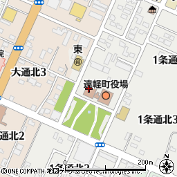 遠軽町役場　商工観光課周辺の地図