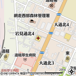 マツヤデンキ遠軽店周辺の地図