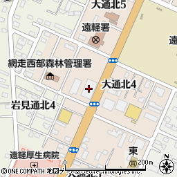 遠軽地域訪問看護ステーションにじ周辺の地図