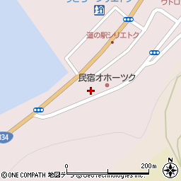 北海道斜里郡斜里町ウトロ西110周辺の地図