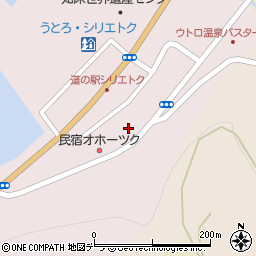 北海道斜里郡斜里町ウトロ西121周辺の地図