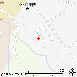 北海道斜里郡斜里町ウトロ香川24周辺の地図