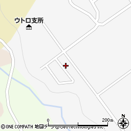 北海道斜里郡斜里町ウトロ香川12周辺の地図