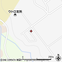 北海道斜里郡斜里町ウトロ香川11周辺の地図