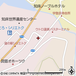 北海道斜里郡斜里町ウトロ西144周辺の地図