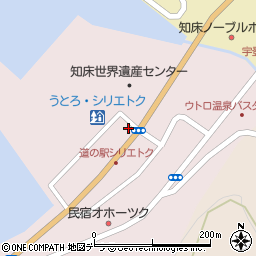 北海道斜里郡斜里町ウトロ西186周辺の地図