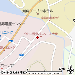 北海道斜里郡斜里町ウトロ西153周辺の地図