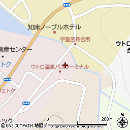 北海道斜里郡斜里町ウトロ西169周辺の地図