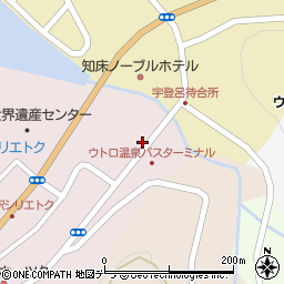 北海道斜里郡斜里町ウトロ西158周辺の地図