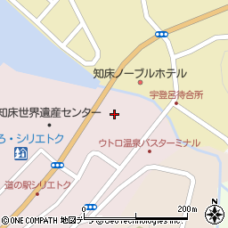 北海道斜里郡斜里町ウトロ西163周辺の地図