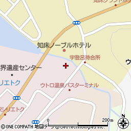 北海道斜里郡斜里町ウトロ西167周辺の地図