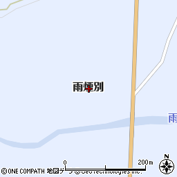 北海道雨竜郡幌加内町雨煙別周辺の地図