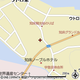 北海道斜里郡斜里町ウトロ東52周辺の地図