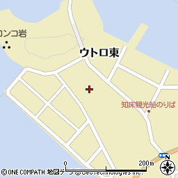 北海道斜里郡斜里町ウトロ東103周辺の地図