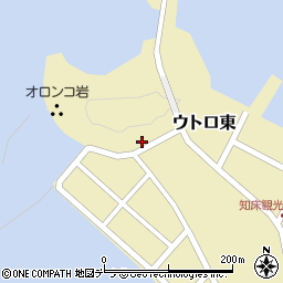 北海道斜里郡斜里町ウトロ東109周辺の地図