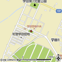 学田第2公園周辺の地図