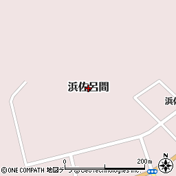 北海道佐呂間町（常呂郡）浜佐呂間周辺の地図