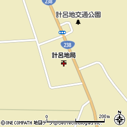 計呂地郵便局 ＡＴＭ周辺の地図