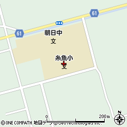 士別市立糸魚小学校周辺の地図