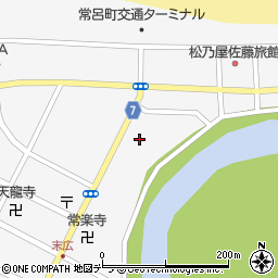 北海道北見市常呂町中央町周辺の地図