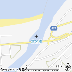 常呂橋周辺の地図