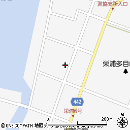 北海道北見市常呂町栄浦166周辺の地図