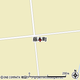北海道上川郡剣淵町藤本町周辺の地図